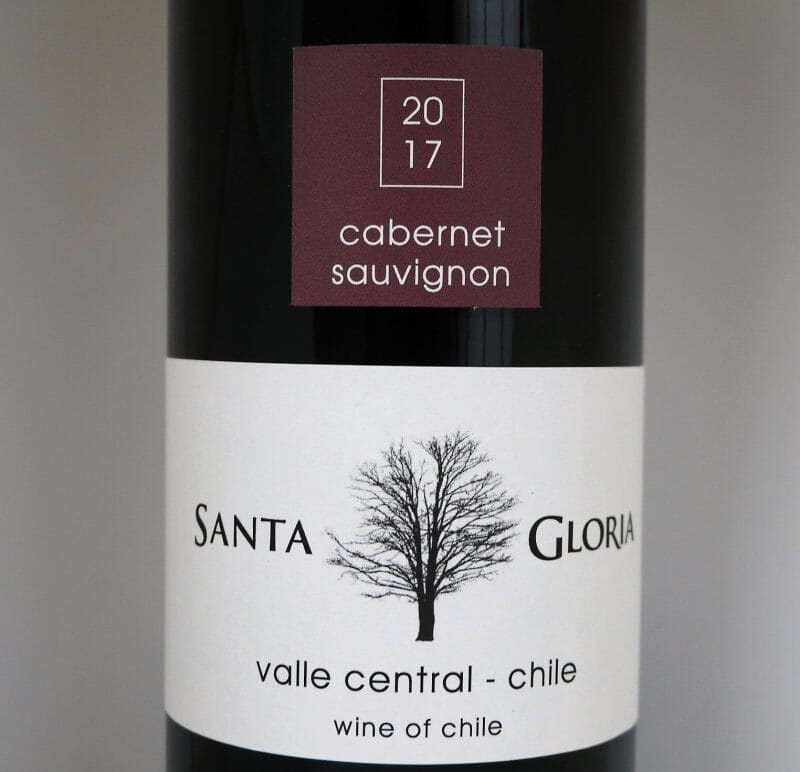 大人の味わい Santa Gloria Cabernet Sauvignon（赤・チリ）